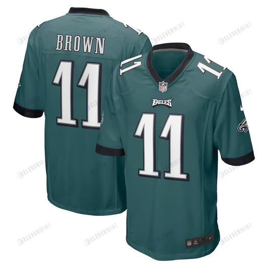 A.J. Brown 11 Philadelphia Eagles Player Game Jersey - Midnight Green
